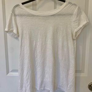 LOFT - Vintage Soft White Tee Size Small